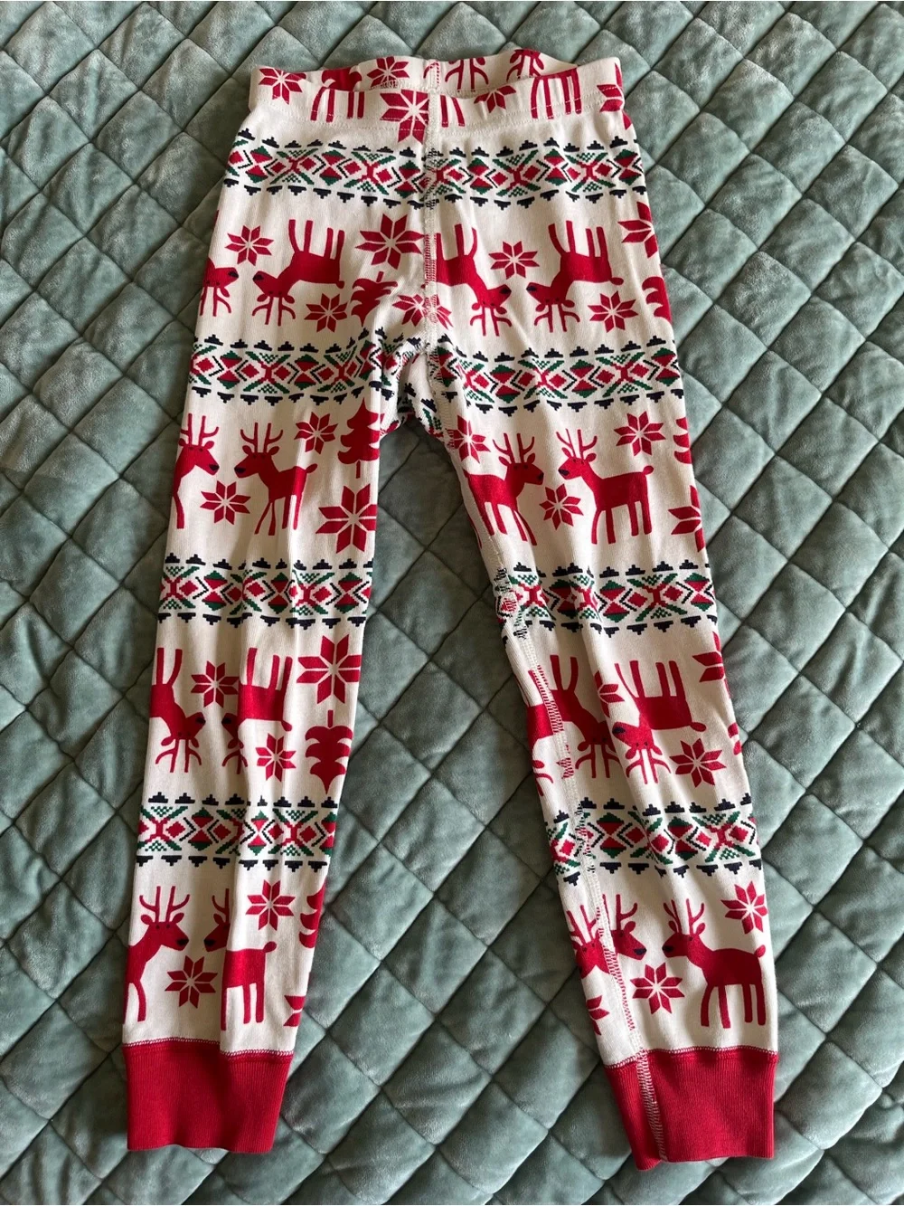 Hanna Andersson Dear Deer Long John Pajama Set
